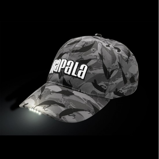 Cappellino Rapala con 5 led frontali