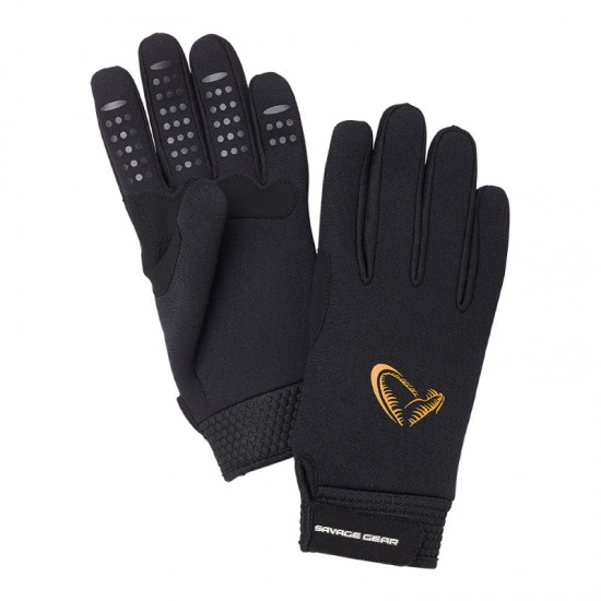 Guanti Savage Gear Neoprene Stretch col Black mis XL Guanti Savage Gear Neoprene Stretch col Black mis XL