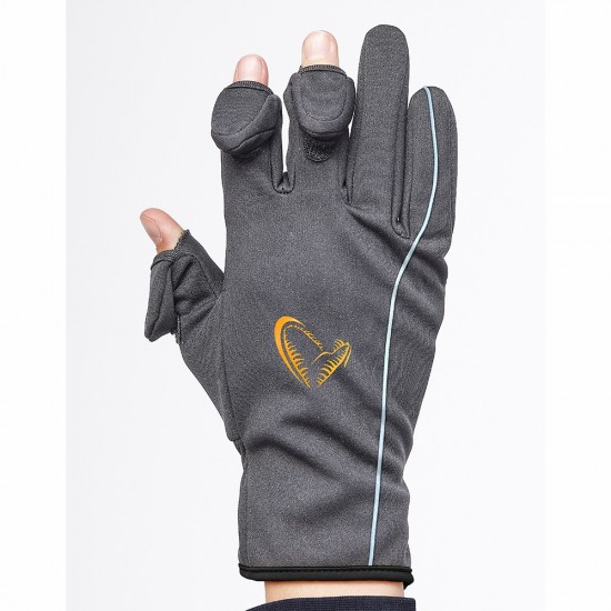 Guanti Savage Gear Softshell Glove col. grey mis XL