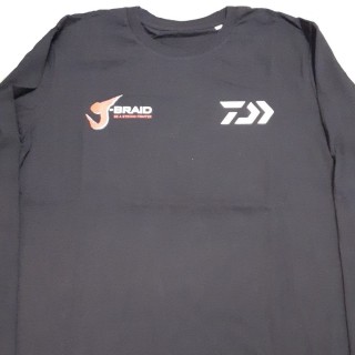 Daiwa T-shirt Ryuu long sleeve col. nero mis L