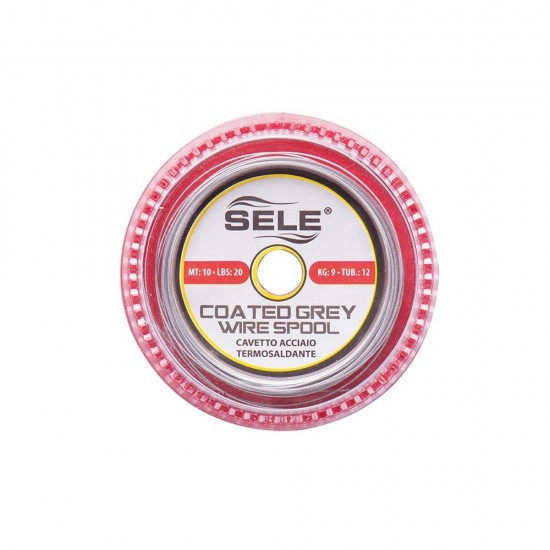 Sele cavetto acciaio autosaldante 10 mt 55 lb