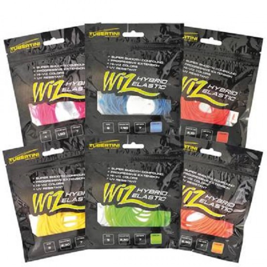 Elastico Tubertini Wiz Hybrid 7 mt 2.1 mm col Fluo Red