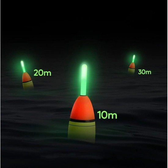 SELE STARLIGHT A BATTERIA PER GALLEGGIANTI COL. GREEN MIS. 4,5 MM