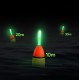 SELE STARLIGHT A BATTERIA PER GALLEGGIANTI COL. GREEN MIS. 4,5 MM