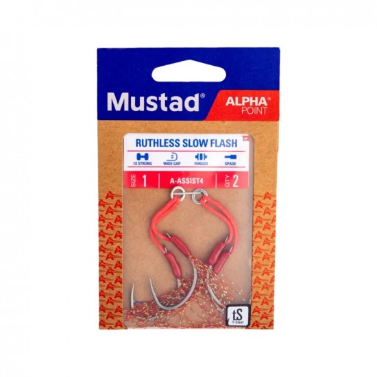 Assist Mustad Ruthless Slow Rig mis 3/0