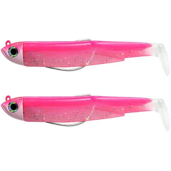 Fiiish Black Minnow Taglia 1 Mis 70 Doppio Combo Shore 3 gr col Fluo Pink UV