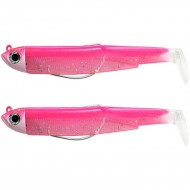 Artificiale siliconico Fiiish Black Minnow Taglia 2 Mis 90 Doppio Combo Shore 5 gr col Fluo Pink Artificiale siliconico Fiiish Black Minnow Taglia 2 Mis 90 Doppio Combo Shore 5 gr col Fluo Pink