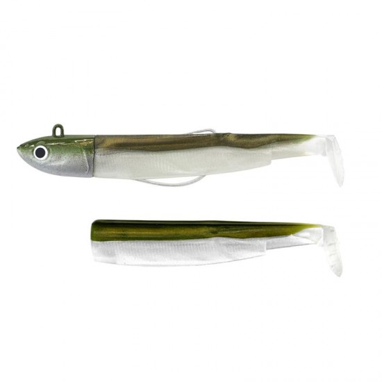 Fiiish Black Minnow Taglia 2 Mis 90 Combo X-Deep 20 gr col Khaki