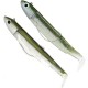 Fiiish Black Minnow Taglia 2 Mis 90 Doppio Combo Offshore 10 gr col Khaki + Ghost Minnow