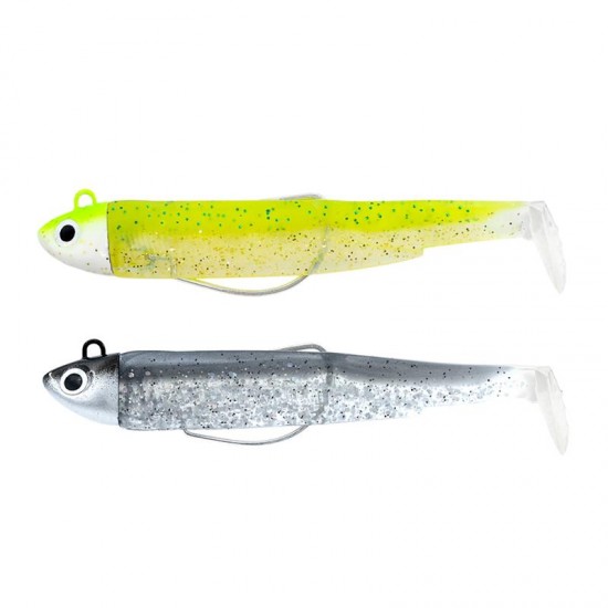 Fiiish Black Minnow Taglia 1 Mis 70 Doppio Combo Search 4,5 gr col Lime Juice + Silver Strike
