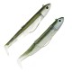 Fiiish Black Minnow Taglia 1 Mis 70 Doppio Combo Offshore 6 gr col Khaki + Ghost Minnow