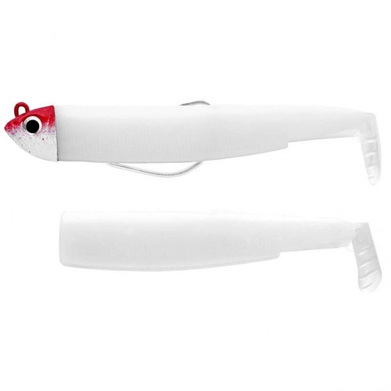 Fiiish Black Minnow Taglia 2,5 Mis 105 Combo Shore 8 gr col White Red Head