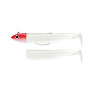 Fiiish Black Minnow Taglia 2 Mis 90 Combo Offshore 10 gr col White Head Red 