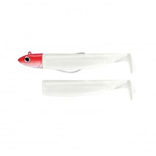 Fiiish Black Minnow Taglia 2 Mis 90 Combo Offshore 10 gr col White Head Red 