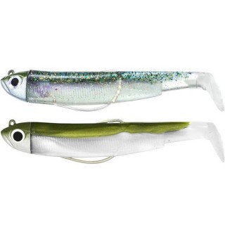 Fiiish Black Minnow Taglia 1 Mis 70 Doppio Combo Shore 3 gr col Kaki e Ghost Minnow