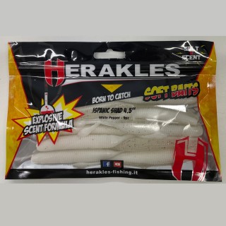HERAKLES ISPANIC SHAD 3.5'' col WHITE PEPPER HERAKLES ISPANIC SHAD 3.5'' col WHITE PEPPER