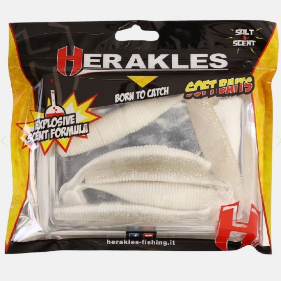 SOFTBAIT HERAKLES SHAD-OW 105 col WHITE IMPACT SOFTBAIT HERAKLES SHAD-OW 105 col WHITE IMPACT