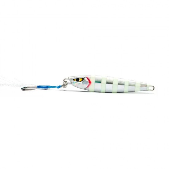 JIG MUSTAD TRACERSHOT 30 gr col FLASH ZEBRA