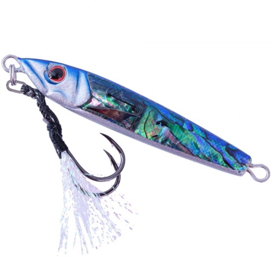 JIG SEA FALCON SHARP SHOOTER 9,5 cm 60 gr col. ABALONE BLACK BACK JIG SEA FALCON SHARP SHOOTER 9,5 cm 60 gr col. ABALONE BLACK BACK