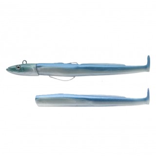 Artificiale siliconico Fiiish Black Eel 15 cm Combo Offshore 40 gr col Pearl Blue