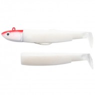 Artificiale siliconico Fiiish Black Minnow Taglia 4 Mis 140 Combo Deep 60 gr col White/Red Head Artificiale siliconico Fiiish Black Minnow Taglia 4 Mis 140 Combo Deep 60 gr col White/Red Head