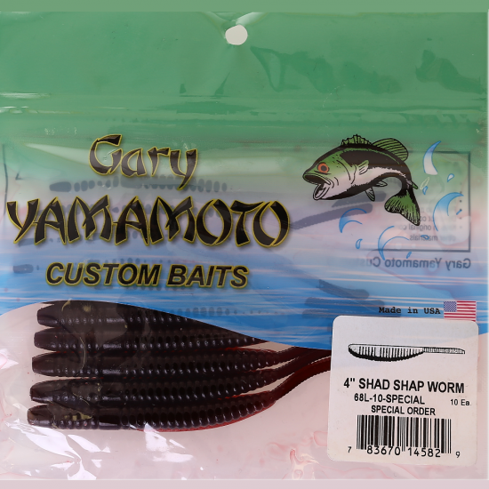 Gary Yamamoto Shad Shape 4'' col Special Color Gary Yamamoto Shad Shape 4'' col Special Color