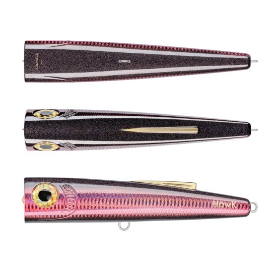 Artificiale popper Höwk Triangle 130 mm 35 gr col. Psycho Red
