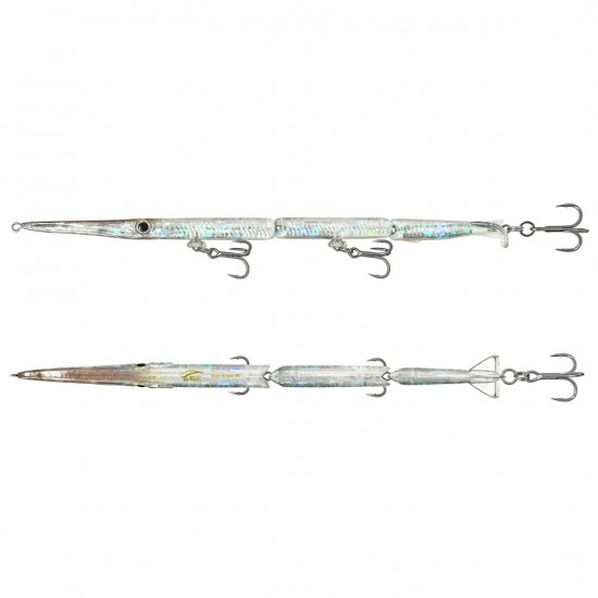 Needle Jack Fin Stylo Jointed 15 cm 10 gr col Ghost White Needle Jack Fin Stylo Jointed 15 cm 10 gr col Ghost White