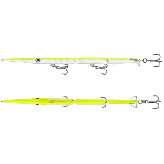 Needle Jack Fin Stylo Jointed 15 cm 10 gr col Yellow Fluo