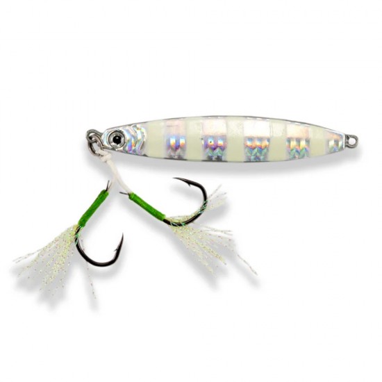 Jig Nomura Genzai 40 gr col. 502 Striped White Jig Nomura Genzai 40 gr col. 502 Striped White
