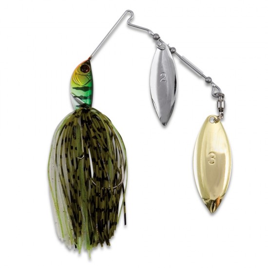 NOMURA DOUBLE SPINNER BAIT 14 gr col 715 DARK AND LIGHT GREEN NOMURA DOUBLE SPINNER BAIT 14 gr col 715 DARK AND LIGHT GREEN