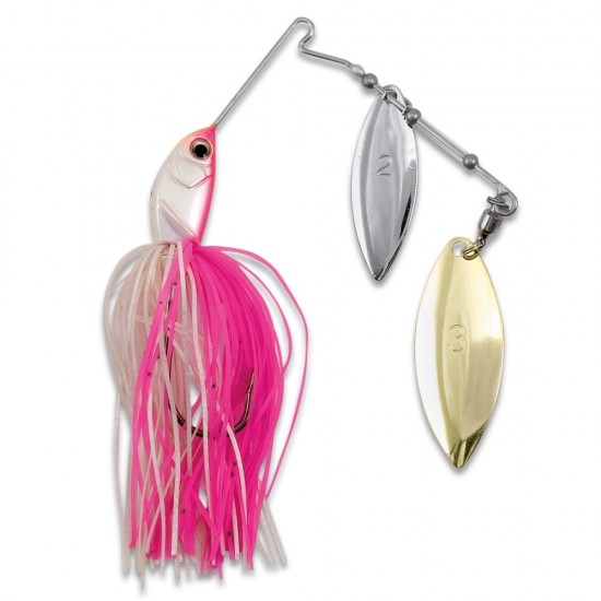 NOMURA DOUBLE SPINNER BAIT 14 gr col 716 PINK WHITE NOMURA DOUBLE SPINNER BAIT 14 gr col 716 PINK WHITE