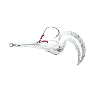 STR octopus assist hook Gun's Tako Bait 2/0 Curly col. Clear