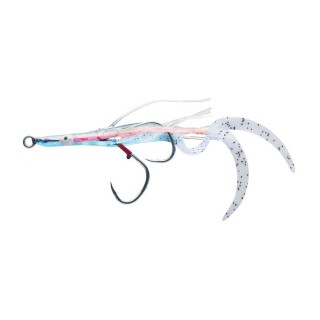 STR octopus assist hook Gun's Tako Bait 2/0 Curly col. Rainbow