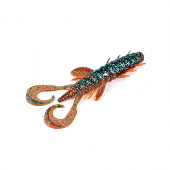Esca artificiale Molix Freaky Craw 4'' col. UV Black Orange