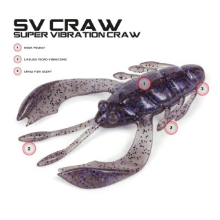 MOLIX SV CRAW 2.75'' col ELECTRIC PURPLE