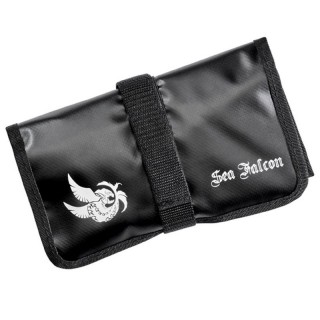 Sea Falcon jig roll bag mis M col black (10 posti)
