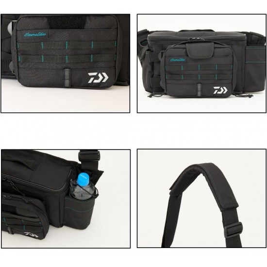 DAIWA EMERALDAS SHOULDER BAG (E) BLACK DAIWA EMERALDAS SHOULDER BAG (E) BLACK