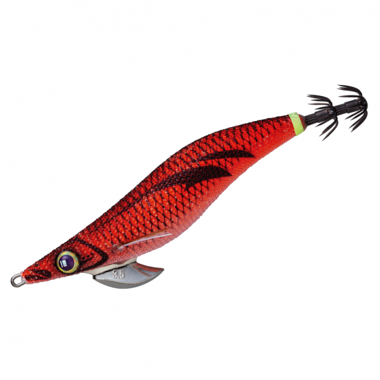 Major Craft Egizo Bait Feather mis 3.0 col 07 Clear Appeal Red
