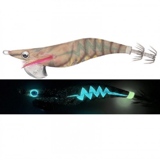 Yamashita Egi Oh Live Search 490 Glow Global Color mis 3.0 col GC015 Glow Tiger Prawn Yamashita Egi-Oh 490 Sound Global Color mis 3.0 col GC015 Glow Tiger Prawn