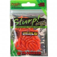 Trabucco Slurp Honey Worm col Red Glitter conf da 30 pz Trabucco Slurp Honey Worm col Red Glitter conf da 30 pz