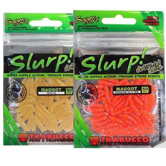 Trabucco Slurp Maggot col White conf da 50 pz Trabucco Slurp Maggot col White conf da 50 pz