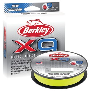 Trecciato Berkley X9 Flame Green 300 mt 0.14 mm Trecciato Berkley X9 Flame Green 300 mt 0.14 mm