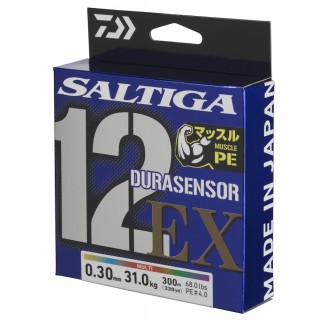 Trecciato Daiwa UVF SALTIGA DURASENSOR x12EX+Si3 PE 2 300 mt 0.18 mm multicolor Trecciato Daiwa UVF SALTIGA DURASENSOR x12EX+Si3 PE 2 300 mt 0.18 mm multicolor