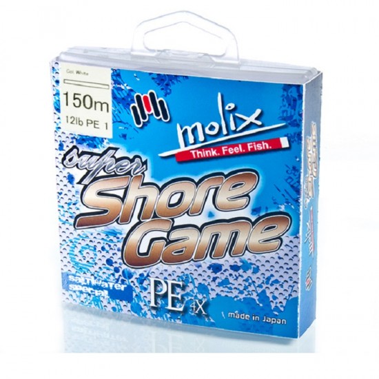 Trecciato Molix Super Shore Game 150 mt 0.185 mm col white