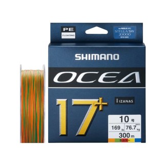 Trecciato Shimano Ocea 17+ 300 mt Pe 6 Multicolor
