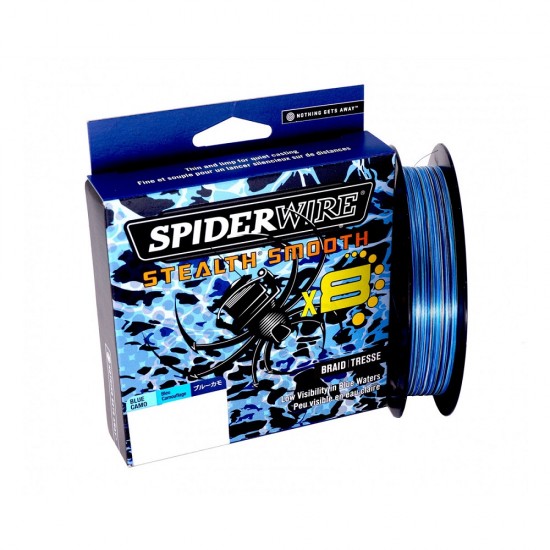 Trecciato Spiderwire Stealth Smooth X8 CAMO 300 mt 0.19 mm