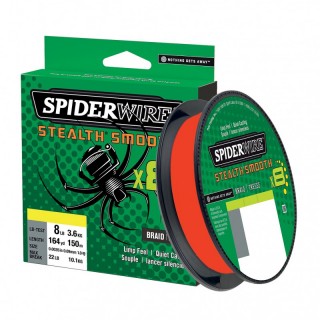 Trecciato Spiderwire Stealth Smooth X8 RED 300 mt 0.23 mm