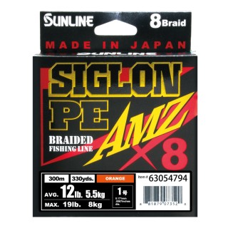 Trecciato Sunline Siglon AMZ X8 Multicolor 300 mt PE 3 Trecciato Sunline Siglon AMZ X8 Multicolor 300 mt PE 3