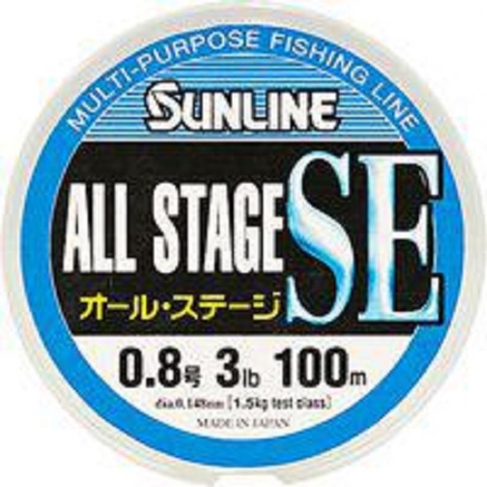 Monofilo Sunline All Stage SE 100 mt 0.165 mm Monofilo Sunline All Stage SE 100 mt 0.165 mm